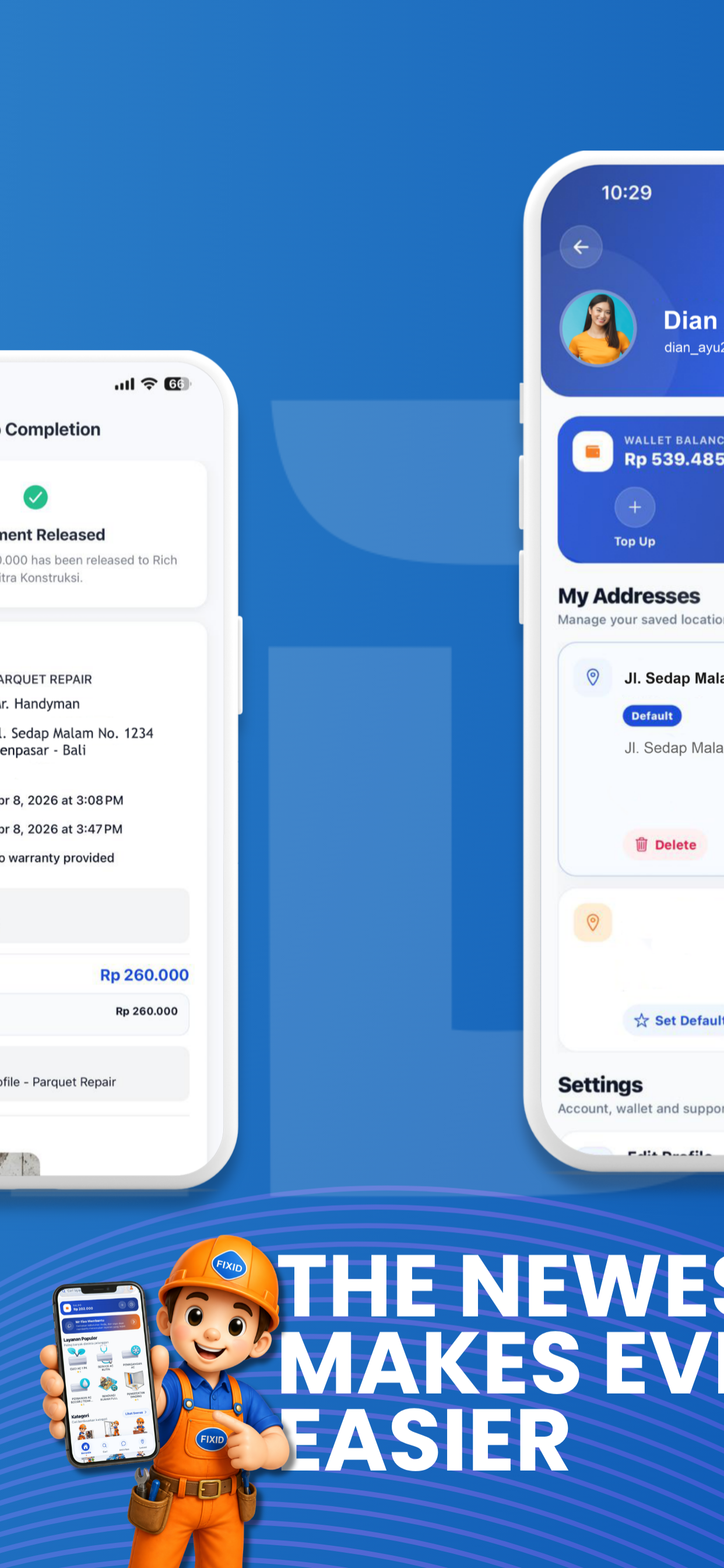 FixID user app screen 4